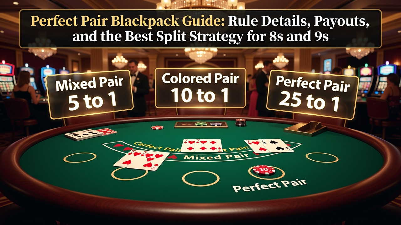 Perfect Pair Blackjack Guide: Rule Details, Payouts, and the Best Split Strategy for 8s and 9s
