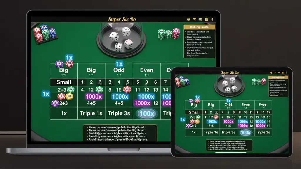 How to Play Sic Bo Online: Super Sic Bo Rules, Betting Guide, and Sic Bo Strategy